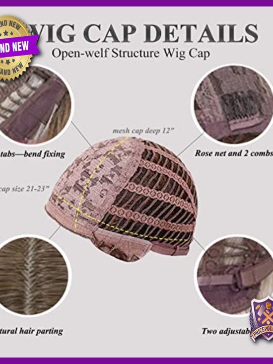Long Straight Bob Wig Heat Resistant Synthetic Hair Daily Wear